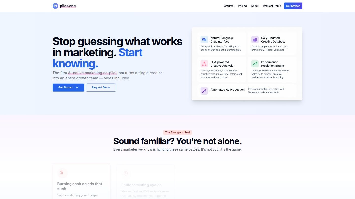 pilot.one platform screenshot